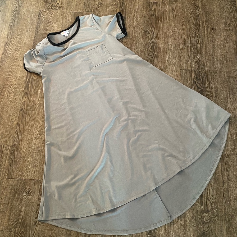 Gray LulaRoe Carly Dress